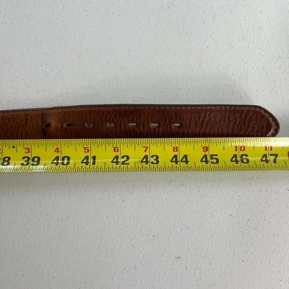 Wrangler Belt Mens (39.5-44) In Handcrafted Genuine Leather Southwestern Concho